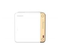 QNAP TS-462-4G server NAS e di archiviazione Tower Intel® Celeron® N4505 4 GB DDR4 0 TB QNAP QTS Bianco