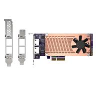 QNAP QM2-2P2G2T scheda di rete e adattatore Interno Ethernet 2500 Mbit/s (QNAP QM2 series 2 x PCIe 2280 M.2 SSD slots PCIe Gen3