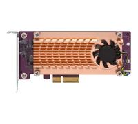 QNAP QM2-4P-384 PCIe PCIe PCIe 3.0 Attivo 1 ventola(e) 68,9 mm Scheda di