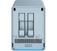 Qnap QMiroPlus-201W NAS Desktop Collegamento Ethernet LAN Blu J4125 Router Wirel