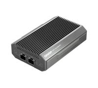 QNAP QNA-UC10G2SF Adattatore di rete USB 4 Type-C a doppia porta 10GbE SFP+, compatibile con porte USB 4 e Thunderbolt 3/4