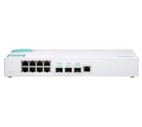QNAP QSW-308-1C Switch di rete Gigabit Ethernet non gestito (10/100/1000) Bianco - Nouvo
