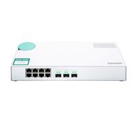 QNAP QSW-308S switch di rete Non gestito Gigabit Ethernet (10/100/1000) Bianco