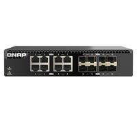 QNAP QSW-3216R-8S8T switch di rete Non gestito L2 10G Ethernet (100/1000/10000) Nero [QSW-3216R-8S8T]