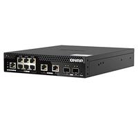 QNAP QSW-M2106PR-2S2T switch di rete Gestito L2 10G Ethernet (100/1000/10000) Supporto Power over Ethernet (PoE) 1U Nero