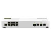 QNAP QSW-M2108-2C switch di rete Gestito L2 2.5G Ethernet [100/1000/2500] Grigio, Bianco (QNAP QSW-M2108-2C 10 Port Switch)