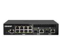 QNAP QSWM2108R2C network sBiancoch Managed L2 Gigabit Ethernet 101001000 Power over Ethernet PoE White