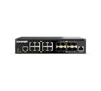 QNAP QSW-M3216R-8S8T switch di rete Gestito L2/L3 10G Ethernet (100/1000/10000) 1U Nero [QSW-M3216R-8S8T]