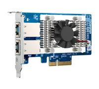 QNAP QXG-10G2T Interno Cablato PCI Express Ethernet 10000 Mbit/s Verde 2 x