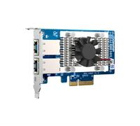 QNAP Scheda di rete QXG-10G2T 10 Gigabit Ethernet 10000 Mbit/s Verde