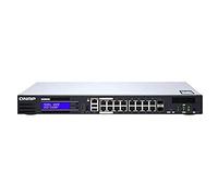 QNAP QGD-1600P Gestito Gigabit Ethernet (10/100/1000) Supporto Power over Ethernet (PoE) 1U Nero, Grigio