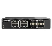 QNAP QSW-3216R-8S8T switch di rete Non gestito L2 10G Ethernet (100/1000/10000) Nero [QSW-3216R-8S8T]