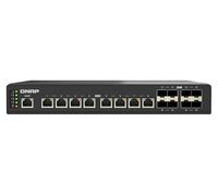 QNAP Switch QSW-IM3216-8S8T | 8X 10GbE RJ45, 8X 10GbE SFP+, L2 gestito, IP20, DC 9-54 V, montaggio su rack
