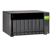 QNAP TL-D800C contenitore di unità di archiviazione Box esterno HDD/SSD Nero, Grigio 2.5/3.5"
