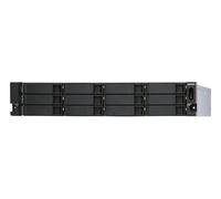 QNAP TL-R1200S-RP Custodia per HDD/SSD nera, grigia Custodia per archiviazione da 2,5/3,5 pollici - Nouvo