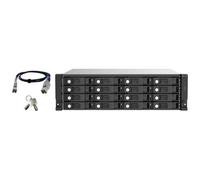 QNAP TL-R1620Sep-RP Custodia per Disco Rigido (HDD) Nero, Grigio 2.5/3.5"
