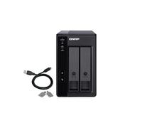 QNAP TR-002 contenitore di unità di archiviazione Box esterno HDD/SSD Nero 2.5/3.5"