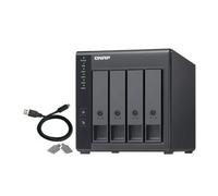 QNAP TR-004 contenitore di unità di archiviazione Box esterno HDD/SSD Nero 2.5/3.5"
