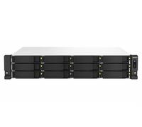 QNAP TS-1264U-RP-8G NAS Rack (2 U), 12 disk bays, Intel Celeron N5095 4-core/4-thread processor
