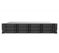 QNAP TS-1273AU-RP-8G server NAS e di archiviazione Armadio (2U) Ryzen Embedded V1500B 8 GB DDR4 0 TB QNAP QTS Alluminio, Nero
