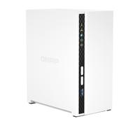 QNAP TS-233 server NAS e di archiviazione Tower ARM Cortex-A55 2 GB 0 TB QNAP QTS Bianco