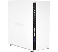 QNAP TS-233 server NAS e di archiviazione Tower ARM Cortex-A55 2 GB 0 TB QNAP QTS Bianco