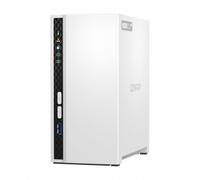 QNAP TS-233 server NAS e di archiviazione Tower ARM Cortex-A55 2 GB 0 TB QNAP QTS Bianco