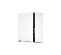 QNAP TS-233 server NAS e di archiviazione Tower ARM Cortex-A55 2 GB 0 TB QNAP QTS Bianco
