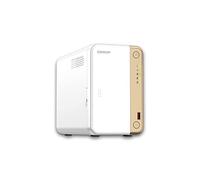 QNAP TS-262 NAS Tower Intel® Celeron® N4505 4 GB 0 TB QNAP QTS Oro, Bianco