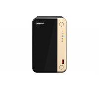 QNAP TS-264 NAS Tower Intel® Celeron® N5095 8 GB 0 TB QNAP QTS Nero, Oro