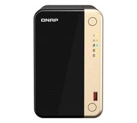 QNAP TS-264 NAS Tower Intel® Celeron® N5095 8 GB 0 TB QNAP QTS Nero, Oro