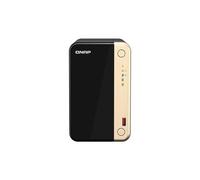 QNAP TS-264 NAS Tower Intel® Celeron® N5095 8 GB 0 TB QNAP QTS Nero, Oro
