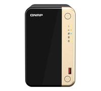 QNAP TS-264 NAS Tower Intel® Celeron® N5095 8 GB 8 TB HDD QNAP Turbo System Nero, Oro NEW