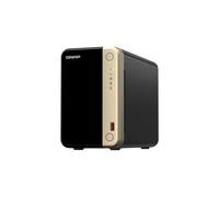 QNAP TS-264 NAS Tower Intel® Celeron® N5095 8 GB 0 TB QNAP QTS Nero, Oro