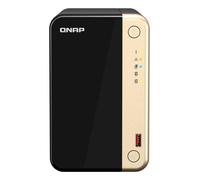 QNAP TS-264 NAS Tower Intel® Celeron® N5095 8 GB 0 TB QNAP QTS Nero, Oro