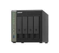 Qnap TS-431X3-4G 8TB 4 Bay Desktop NAS System | Installato con 4 x 2TB Western Digital Red