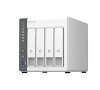 Qnap TS-433-4G ARM 4 core Cortex-A55 2,0 GHz, 4 GB onboard (non espandibile), pacchetto con 4 X 8 TB disco rigido