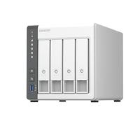 QNAP TS-433 NAS 4 Bay (ARM 4 core Cortex-A55 2,0 GHz, 2,5 GbE) 32 TB bundle con 4 x 8 TB WD RED Plus HDD