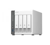 QNAP TS-433 NAS Tower ARM Cortex-A55 4 GB 0 TB QNAP QTS Bianco (4-bay ARM 4C 2.0