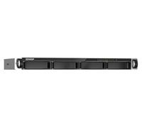 QNAP TS-435XeU-4G NAS Rackmount con 4 alloggiamenti, connettività 2,5GbE/10GbE, bundle di cache SSD M.2 NVMe con 4 x 8TB Seagate IronWolf HD