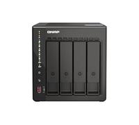 QNAP TS-453E-8G-US NAS desktop ad alte prestazioni a 4 alloggiamenti con processore Intel Celeron Quad-core, RAM DDR4 da 8 GB e doppia connettività di rete 2,5GbE (2,5G/1G/100M) (senza disco)