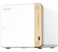 QNAP TS-462-4G server NAS e di archiviazione Tower Intel® Celeron® N4505 4 GB DDR4 0 TB QNAP QTS Bianco