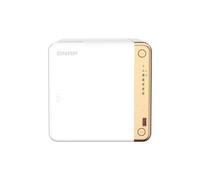 QNAP TS-462-4G server NAS e di archiviazione Tower Intel® Celeron® N4505 4 GB DDR4 0 TB QNAP QTS Bianco