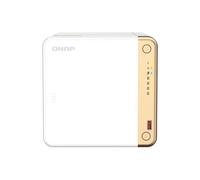 QNAP TS-462-4G server NAS e di archiviazione Tower Intel® Celeron® N4505 4 GB DDR4 0 TB QNAP QTS Bianco