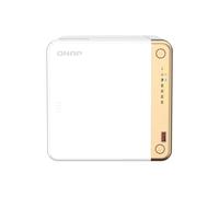 QNAP TS-462-4G-US 4 Bay Multimedia Desktop NAS con processore Intel Celeron dual-core con slot PCIe M.2 ed espandibilità PCIe e connettività di rete 2,5 GbE (2,5 G/1G/100 M) (Diskless)