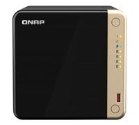 QNAP TS-464 NAS Tower Intel® Celeron® N5095 8 GB DDR4 0 TB QNAP QTS Nero