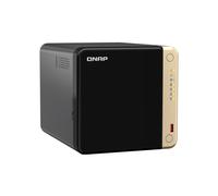 QNAP TS-464 NAS Tower Intel® Celeron® N5095 8 GB DDR4 0 TB QNAP QTS Nero