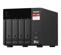 QNAP TS-473A NAS Tower Ryzen Embedded V1500B 8 GB DDR4 0 TB QNAP Turbo System Nero