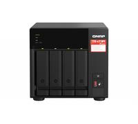 QNAP TS-473A NAS Tower Ryzen Embedded V1500B 8 GB DDR4 0 TB QNAP Turbo System Nero