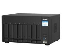 QNAP TS-832PX 8-Bay Turbo Station NAS (AnnapurnaLabs Alpine AL-324 ARM® Cortex-A57 4 core 1,7 GHz 4 GB DDR4 RAM, 2 porte RJ-45 2,5 GbE) bundle 80 TB con HDD WD Red Plus da 10 TB